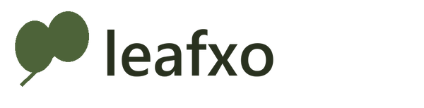 Leafxo brand logo